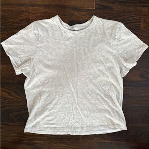 Abercrombie & Fitch Gray Boxy Short Sleeve Tee